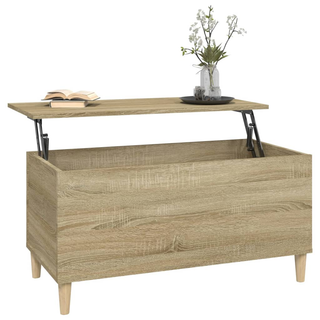 Coffee Table Sonoma Oak 90x44.5x45 cm Engineered Wood - Giant Lobelia