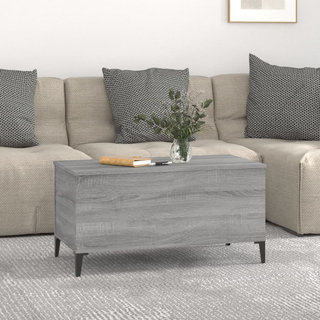 Coffee Table Grey Sonoma 90x44.5x45 cm Engineered Wood - Giant Lobelia