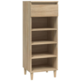 Shoe Cabinet Sonoma Oak 40x36x105 cm Engineered Wood - Giant Lobelia