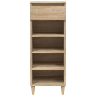 Shoe Cabinet Sonoma Oak 40x36x105 cm Engineered Wood - Giant Lobelia