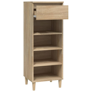 Shoe Cabinet Sonoma Oak 40x36x105 cm Engineered Wood - Giant Lobelia