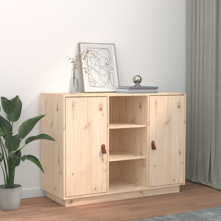 vidaXL Sideboard 100x40x75 cm Solid Wood Pine - Giant Lobelia