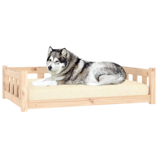 Dog Bed 105.5x75.5x28 cm Solid Wood Pine - Giant Lobelia