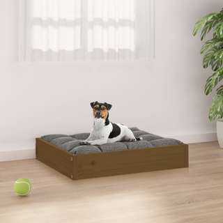 Dog Bed Honey Brown 51.5x44x9 cm Solid Wood Pine - Giant Lobelia