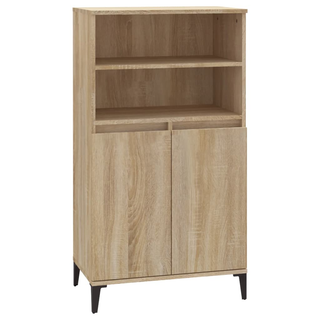 Highboard Sonoma Oak 60x36x110 cm Engineered Wood - Giant Lobelia