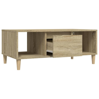 Coffee Table Sonoma Oak 90x50x36,5 cm Engineered Wood - Giant Lobelia