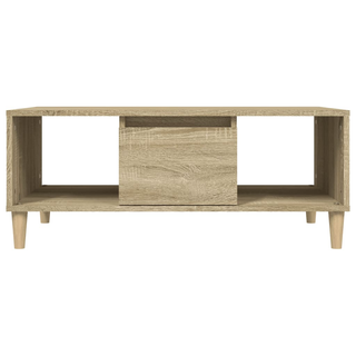 Coffee Table Sonoma Oak 90x50x36,5 cm Engineered Wood - Giant Lobelia