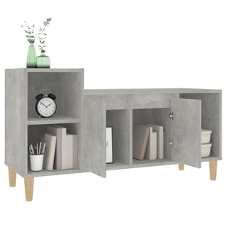 TV Cabinet Concrete Grey 100x35x55 cm Engineered Wood - Giant Lobelia