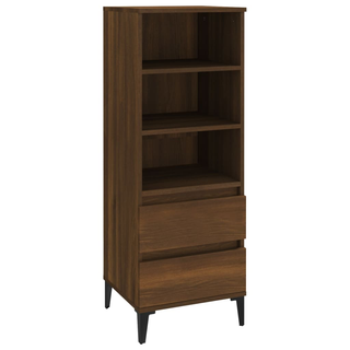 Highboard Brown Oak 40x36x110 cm Engineered Wood - Giant Lobelia