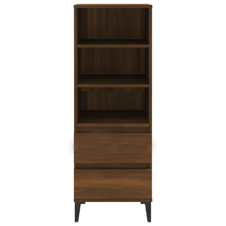 Highboard Brown Oak 40x36x110 cm Engineered Wood - Giant Lobelia