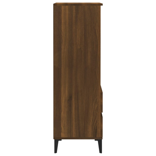 Highboard Brown Oak 40x36x110 cm Engineered Wood - Giant Lobelia