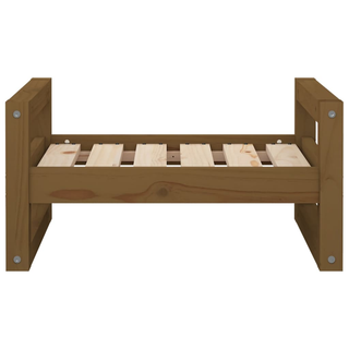 Dog Bed Honey Brown 55.5x45.5x28 cm Solid Pine Wood - Giant Lobelia