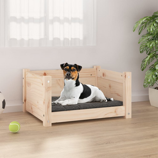 Dog Bed 55.5x45.5x28 cm Solid Pine Wood - Giant Lobelia