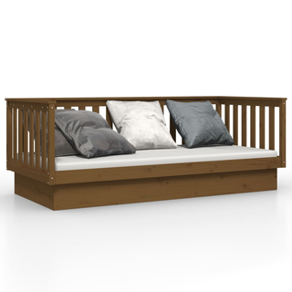 vidaXL Day Bed Honey Brown 100x200 cm Solid Wood Pine - Giant Lobelia