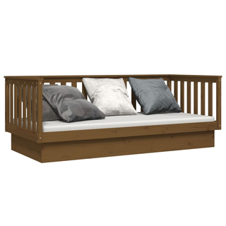 vidaXL Day Bed Honey Brown 100x200 cm Solid Wood Pine - Giant Lobelia