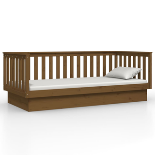 vidaXL Day Bed Honey Brown 100x200 cm Solid Wood Pine - Giant Lobelia