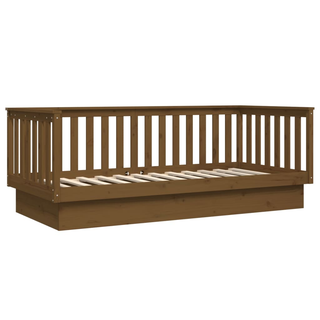 vidaXL Day Bed Honey Brown 100x200 cm Solid Wood Pine - Giant Lobelia