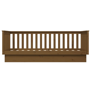 vidaXL Day Bed Honey Brown 100x200 cm Solid Wood Pine - Giant Lobelia