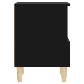 Bedside Cabinet Black 40x35x50 cm - Giant Lobelia