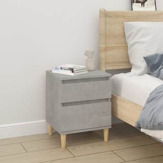 Bedside Cabinet Concrete Grey 40x35x50 cm - Giant Lobelia