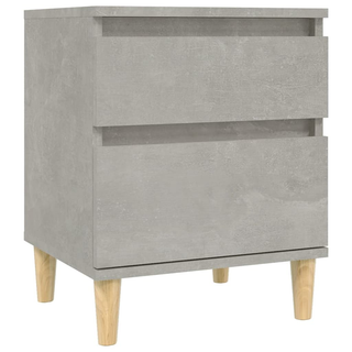 Bedside Cabinet Concrete Grey 40x35x50 cm - Giant Lobelia