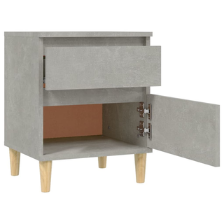 Bedside Cabinet Concrete Grey 40x35x50 cm - Giant Lobelia