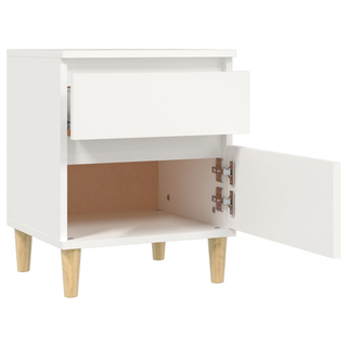 Bedside Cabinets 2 pcs White 40x35x50 cm - Giant Lobelia