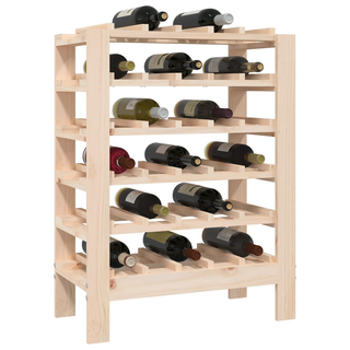 Wine Rack 61.5x30x82 cm Solid Wood Pine - Giant Lobelia