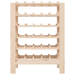 Wine Rack 61.5x30x82 cm Solid Wood Pine - Giant Lobelia