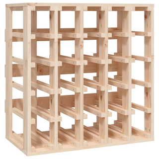 Wine Rack 58.5x33x60.5 cm Solid Wood Pine - Giant Lobelia