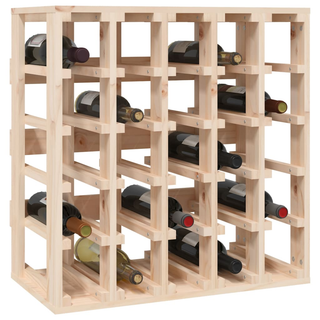 Wine Rack 58.5x33x60.5 cm Solid Wood Pine - Giant Lobelia