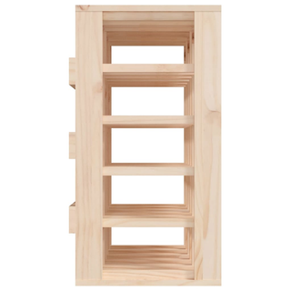 Wine Rack 58.5x33x60.5 cm Solid Wood Pine - Giant Lobelia