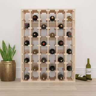 Wine Rack 70x33x94 cm Solid Wood Pine - Giant Lobelia