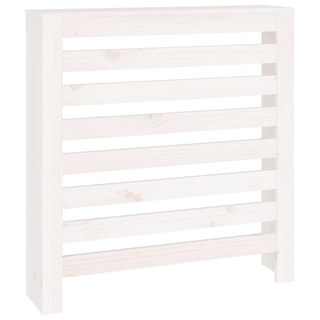 vidaXL Radiator Cover White 79.5x19x84 cm Solid Wood Pine - Giant Lobelia