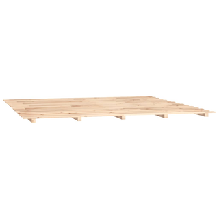 Bed Frame 180x200 cm 6FT Super King Solid Wood Pine - Giant Lobelia