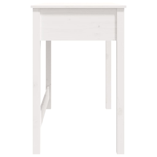 vidaXL Desk with Drawers White 100x50x78 cm Solid Wood Pine - Giant Lobelia