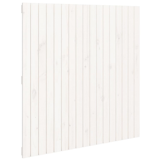 vidaXL Wall Headboard White 108x3x110 cm Solid Wood Pine - Giant Lobelia