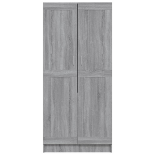 vidaXL Wardrobe Grey Sonoma 82.5x51.5x180 cm Engineered Wood - Giant Lobelia