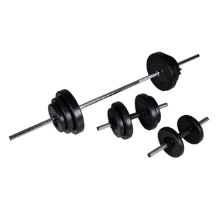 Barbell +2 Dumbbell Set 30.5kg - Giant Lobelia