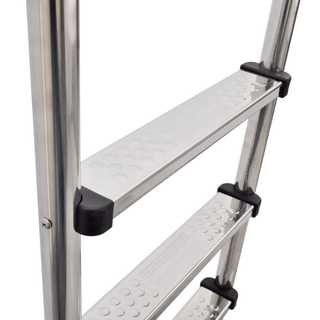 vidaXL Pool Ladder 3 Steps Stainless Steel 304 120 cm - Giant Lobelia