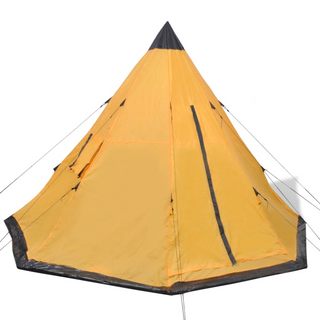 4-person Tent Yellow - Giant Lobelia