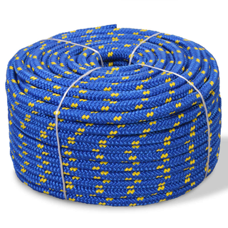 vidaXL Marine Rope Polypropylene 10 mm 50 m Blue - Giant Lobelia