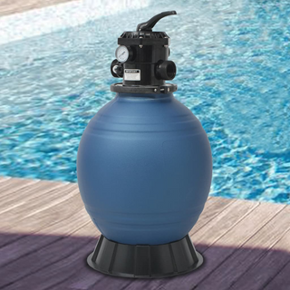 vidaXL Pool Sand Filter with 6 Position Valve Blue 460 mm - Giant Lobelia