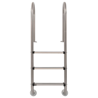 vidaXL Pool Ladder 3 Steps Stainless Steel 304 120 cm - Giant Lobelia