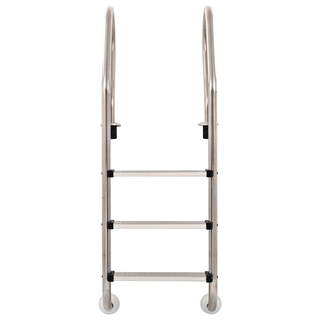 vidaXL Pool Ladder 3 Steps Stainless Steel 304 120 cm - Giant Lobelia