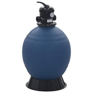 vidaXL Pool Sand Filter with 6 Position Valve Blue 560 mm - Giant Lobelia