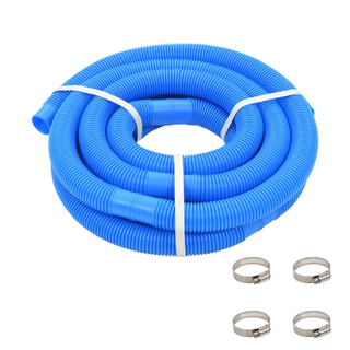 vidaXL Pool Hose with Clamps Blue 38 mm 6 m - Giant Lobelia