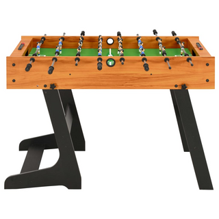 vidaXL Folding Football Table 121x61x80 cm Light Brown - Giant Lobelia