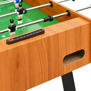 vidaXL Folding Football Table 121x61x80 cm Light Brown - Giant Lobelia