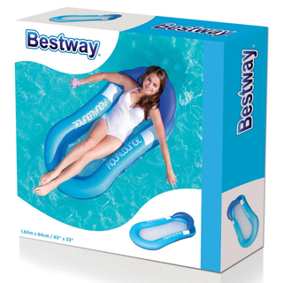 Bestway Inflatable Pool Lounger Aqua Lounge - Giant Lobelia